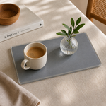 Bandeja Base Retangular de Vidro 15x25cm