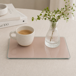 Bandeja Base Retangular de Vidro 15x25cm