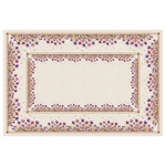Toalha De Mesa  Estampada 2 Lugares 74x74cm Floral Vime