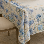 Toalha De Mesa Estampada2 Lugares 74x74cm Hortências Blue