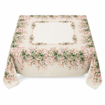 Toalha De Mesa Estampada 2 Lugares 74x74cm Lírios