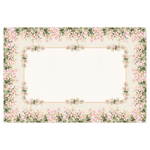 Toalha De Mesa Estampada 2 Lugares 74x74cm Lírios