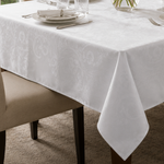 Toalha De Mesa Jacquard Branco