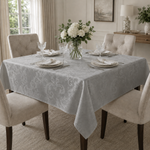 Toalha De Mesa Jacquard Cinza