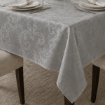 Toalha De Mesa Jacquard Cinza