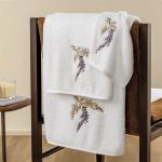 Kit 02 Toalhas Lavabo 100% Algodão Trastevere Trussardi