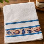 Pano De Copa 100% Algodão 70x48cm New Chef Azulejo