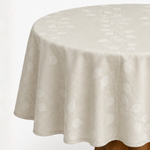 Toalha De Mesa 2 Lugares 85x85cm Rudder Folhas Off White