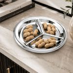 Petisqueira 3 Divisorias Aço Inox Arienzo 16,5cm Brinox