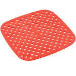 Tapete Protetor de Silicone para Air Fryer Quadrado 18,5cm