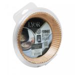 Kit 50 Tapetes Redondos Air Fryer Papel Descartável 18,5cm