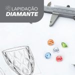Manteigueira Francesa de Vidro  9,5cm x 9,5cm x 8,5cm Diamond