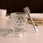 Meleira de Vidro com Pegador Favo 270ml