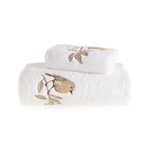Kit Toalha Lavabo e Rosto 100% Algodão  Savello Trussardi