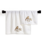 Kit Toalha Lavabo e Rosto 100% Algodão  Savello Trussardi