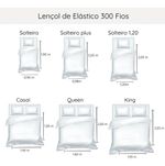 Lençol de Elástico 300 Fios Satinée Kacyumara Greenjoy