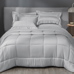 Colcha Bambu Bali Nature 400 Fios Kacyumara Prata