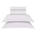 Jogo De Cama 400 Fios Bambu Bali Nature Kacyumara Branco