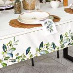 Toalha De Mesa   6 Lugares 146X240cm Vêneto Oliveiras