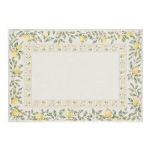 Toalha De Mesa   6 Lugares 146X240cm Vêneto Limão Siciliano