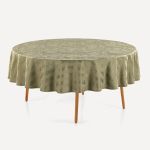 Toalha De Mesa Redonda 6 Lugares 178cm Campestre Karsten