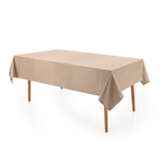 Toalha De Mesa 12 Lugares 160x320cm Desiree Karsten Taupe
