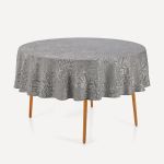 Toalha De Mesa Redonda 8 Lugares 160cm Essencia Karsten