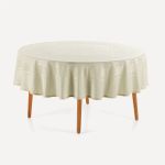 Toalha De Mesa Redonda 6 Lugares 178cm Lesier Karsten