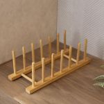 Escorredor para Pratos em Bambu 30cm X 12cm X 12cm Nature Lyor
