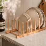 Escorredor para Pratos em Bambu 30cm X 12cm X 12cm Nature Lyor