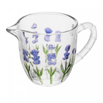 Leiteira Cristal Ecológico Lavanda Hand Painting 240ml Lyor