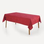 Toalha de Mesa 6 lugares 140x220cm Natal Azevinho Karsten