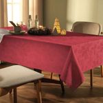 Toalha de Mesa 6 lugares 140x220cm Natal Azevinho Karsten