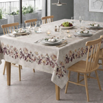 Toalha De Mesa 12 Lugares 160x350cm Linho Digital Kacyumara Armonie