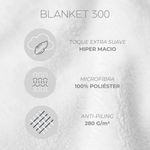 Cobertor Blanket 300 Kacyumara Blue Night