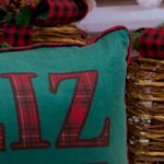 Almofada Rinzeira Decorativa 35x55cm Feliz Natal Verde