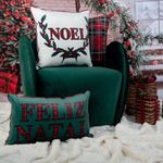 Almofada Natalina Decorativa 50x50cm Noel