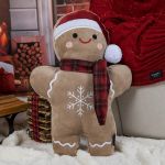 Almofada Natalina 37x52cm Gingerbell