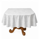Toalha De Mesa 8 Lugares 220x220cm Rudder Branca