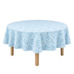 Toalha De Mesa Redonda 8 Lugares 220cm Acqua Auguri Provenza
