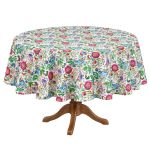 Toalha De Mesa Redonda 6 Lugares 180cm Acqua Auguri Primavera