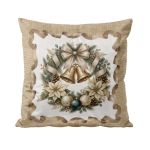 Almofada Natalina Decorativa 43x43cm Authentic Guirlanda