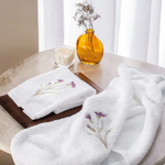 Kit 02 Toalhas Lavabo 100% Algodão Villa Giulia Trussardi