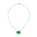 Colar Cartier Jade Oval