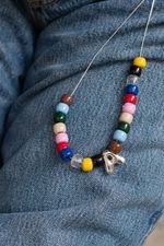Colar Letra beads
