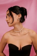 Choker Pérola Fringe