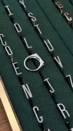 Anel Letra Moissanite