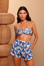 Shorts Curto Azulejo