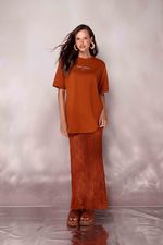 Camisa Oversize Ferrugem