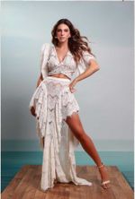 Vestido de Renda-OFF WHITE